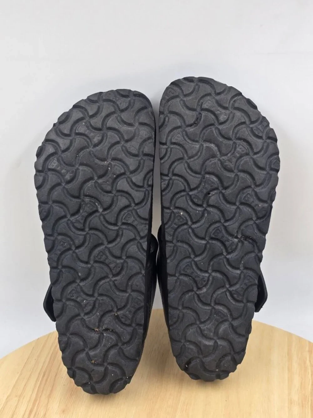 Birkenstock Gizeh Black EVA Rubber Sandals Women's Sz 4